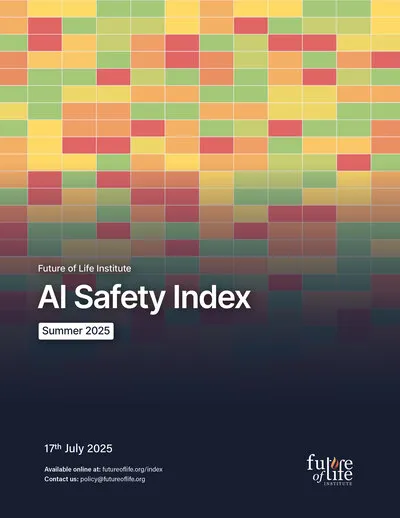 AI Safety Index - Summer 2025 report cover
