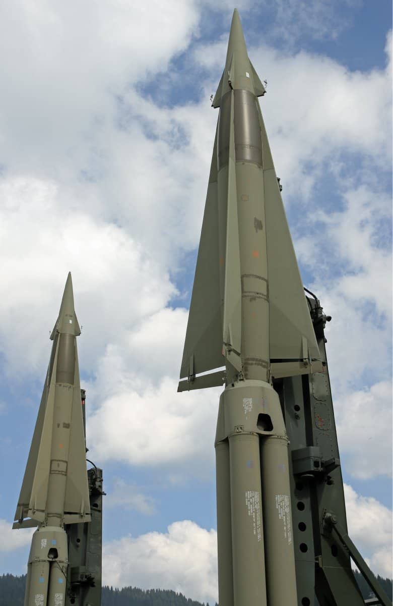missile with nuclear warhead